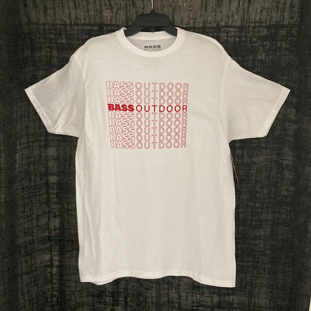 Bass Outdoor Men’s or Unisex White Graphic T-Shirt